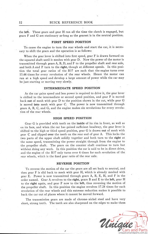 1914 Buick Reference Book Page 24